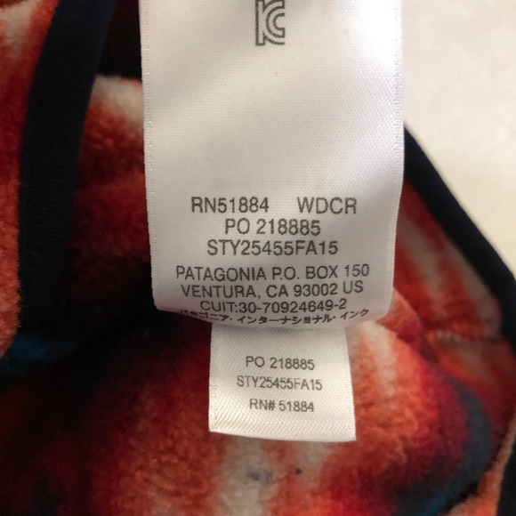 Patagonia Women Synchilla Snap T Fleece Pullover Aztec Wild Desert Print Top S - Picture 9 of 10